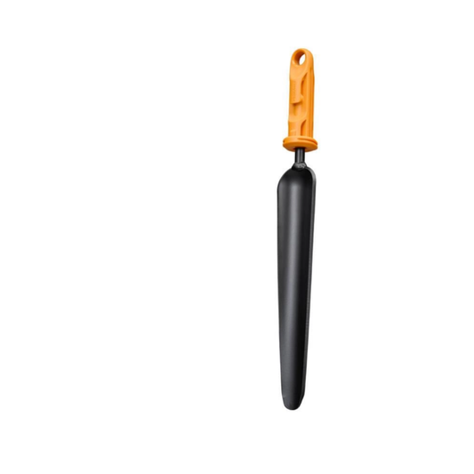 Fiskars OneClick Extractor de Malas Hierbas, Accesorio Estrecho para Malas Hierbas de Raíces Profundas, Cambio en 1 Clic, Cabeza de Acero al Boro, Negro y Naranja, 1080694