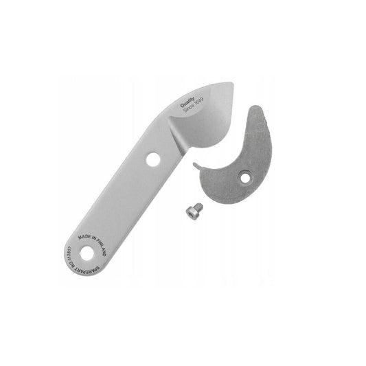 Fiskars Original Kit de cuchillas y pernos de repuesto, Para Fiskars Tijeras para podar L109, LX99, L93, L99, Gris, 1026286