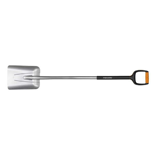 Fiskars Pala de 23 cm, Longitud total: 130 cm, Negro/Naranja, Xact, 1003688