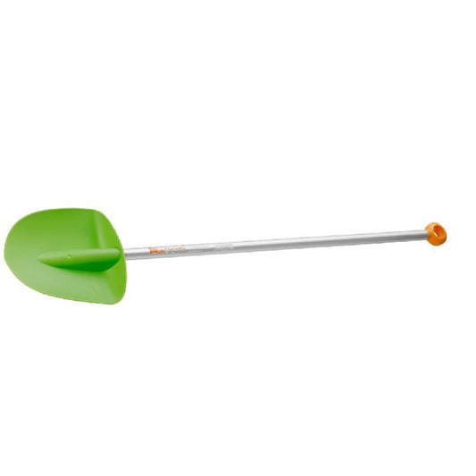 Fiskars Pala MyFirst Fiskars, Para niños, Longitud: 91 cm, Pala de material sintético/Mango de aluminio, Verde/Naranja, 1001420