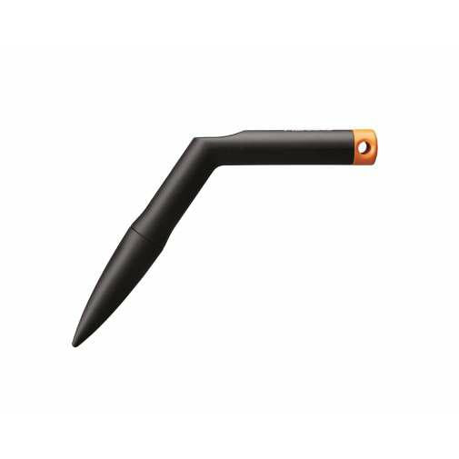 Fiskars Palo de plantación, Solid, Longitud 26 cm, Plástico reforzado con fibra de vidrio, Negro, Naranja, 1057080