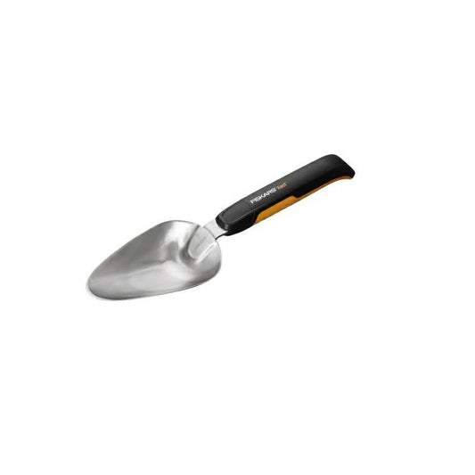 Fiskars Plantadora, Longitud: 37,5 cm, Negro/Naranja, Acero inoxidable/Plástico, Xact, 1027043
