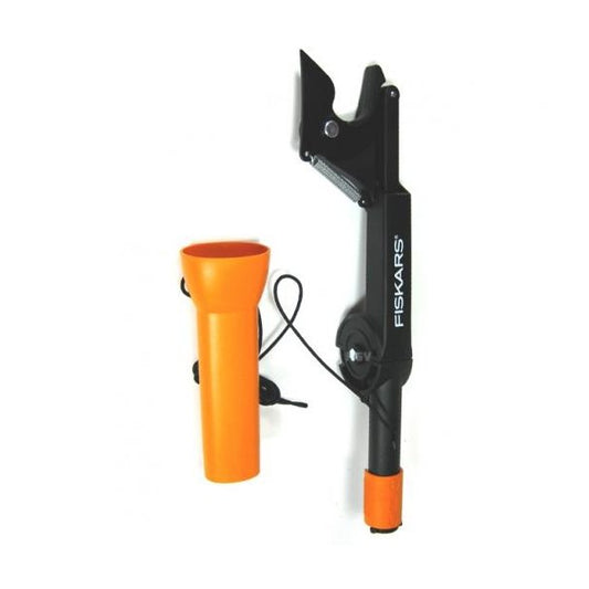 Fiskars Podadera con yunque QuikFit para madera seca, Ø de corte: 3,2 cm, Negro/Naranja, 1001410
