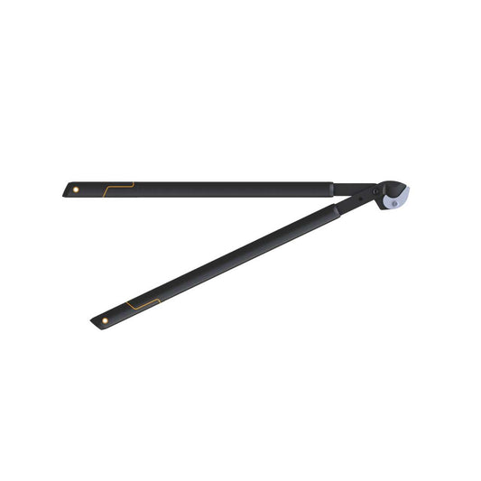 Fiskars Podadera de dos manos con yunque SingleStep (L) L39, Revestimiento antiadherente, Acero de precisión templado, Longitud: 82 cm, Negro, L39, 1001430