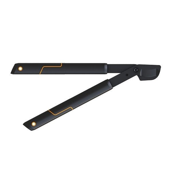 Fiskars Podadera de dos manos SingleStep (S) L28, Revestimiento antiadherente, Acero de precisión templado, Longitud: 50 cm, Negro, 1001432 - Ferrotecnia