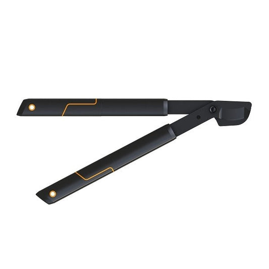 Fiskars Podadera de dos manos SingleStep (S) L28, Revestimiento antiadherente, Acero de precisión templado, Longitud: 50 cm, Negro, 1001432