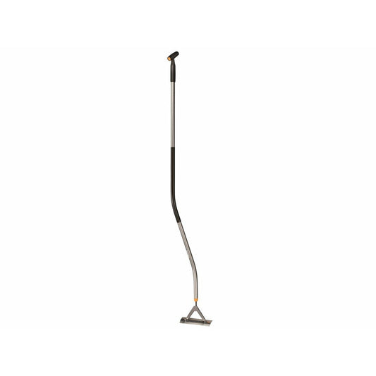 Fiskars - Rascador ergonómico (23 cm, mango curvado, 166 cm)