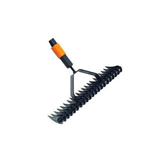 Fiskars Rastrillo aireador, Largo: 37 cm, Negro/Naranja, 1000655