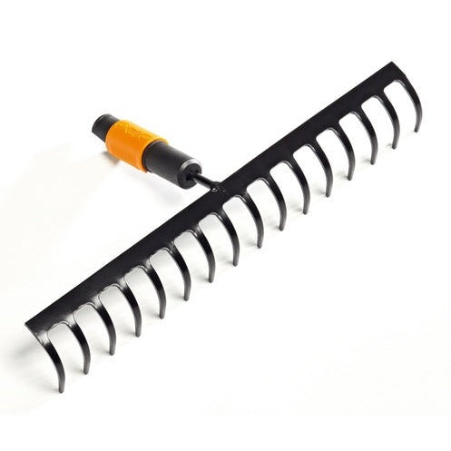 Fiskars Rastrillo de 16 dientes, Largo: 40 cm, Negro/Naranja, 1000654