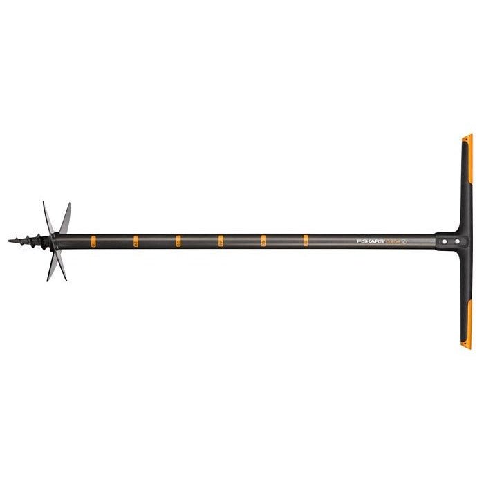 Fiskars Taladro manual graduado, Agujeros de hasta 20 cm de diámetro, Negro/Naranja, QuikDrill, Talla: l, 1000640 - Ferrotecnia
