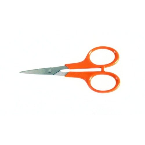 Fiskars Tijeras de Bordado, Longitud: 10 cm, para diestros y zurdos, Hoja de acero inoxidable/Mangos de plástico, Naranja, Classic, 1005143 - Ferrotecnia