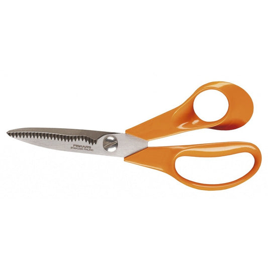 Fiskars Tijeras de cocina, Longitud total: 18 cm, Acero de calidad/Plástico, Classic, 1000819