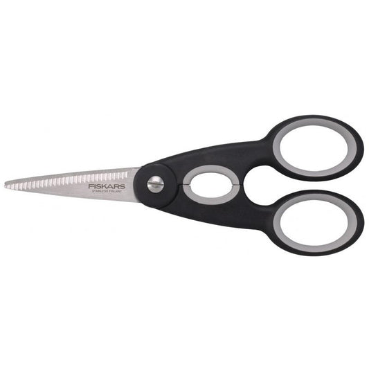 Fiskars Tijeras de cocina, Longitud total: 22 cm, Acero de calidad/Plástico, Functional Form, 1003034