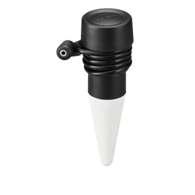 Fiskars Urban Plant Care Conos de riego, Riego automático para Plantas de Interior, Efecto de succión Natural, Conos cerámicos porosos, Tubo de 83 cm, Negro/Blanco, 2 Unidades, 1075381 - Ferrotecnia