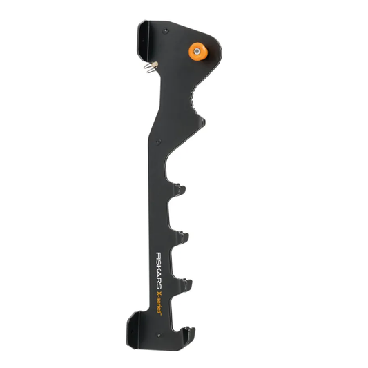 Fiskars X-Series Soporte de Pared para leña para Partir leña y Ramas de Forma Segura, Apto para Usar únicamente con el Machete Fiskars XA3 (no Incluido), 1079158