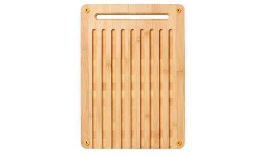Fiskars Tabla de cortar de bambú, Functional Form, Con dos caras, Dimensiones: 35 x 25 x 1,5 cm, Bambú, 1059230