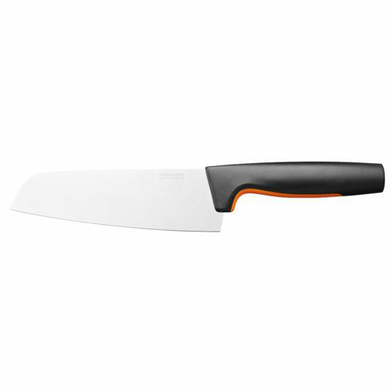Fiskars Cuchillo de chef Santoku, Functional Form, Longitud total: 29 cm, Acero inoxidable japonés/plástico, 1057536