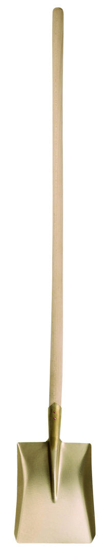 Shovel with edge, straight handle