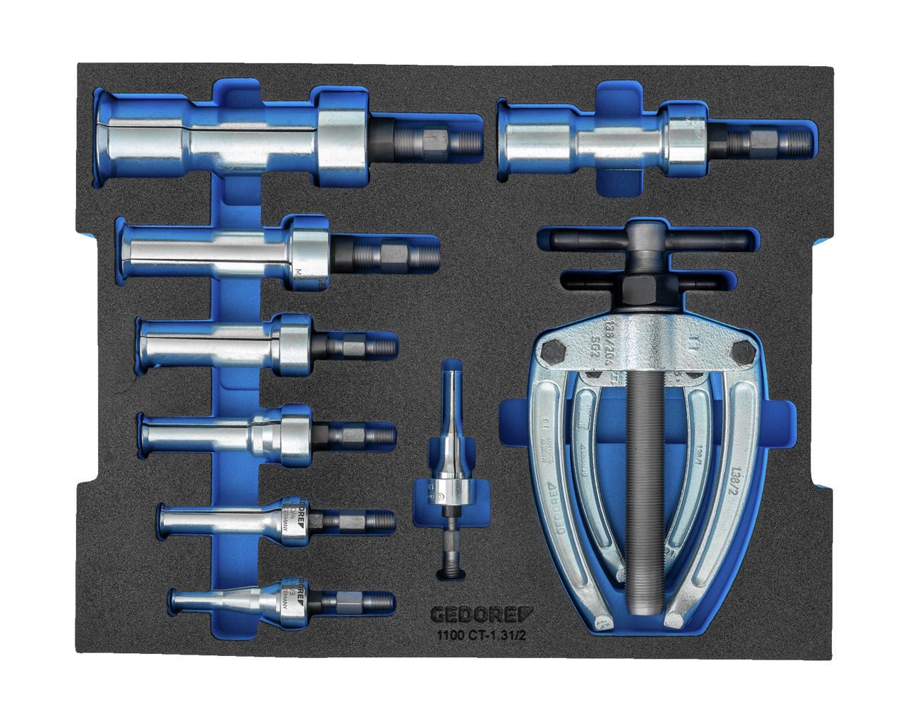 GEDORE 1100 - 1.31/2 - Surtido de extractores, en la L - BOXX 136 (3461777) - Ferrotecnia