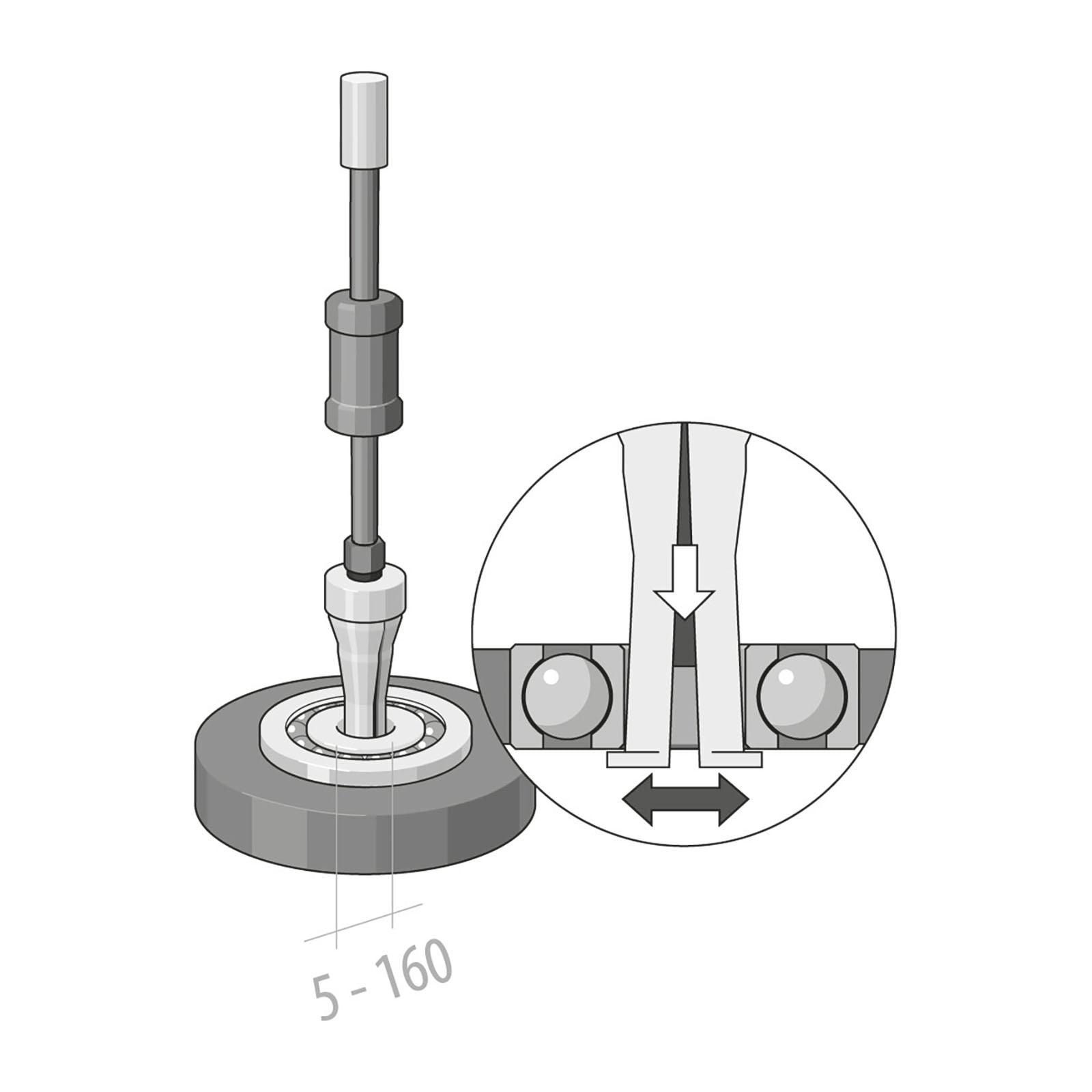 GEDORE 1.35/2 - Martillo de inercia 1,7 kg (8039010) - Ferrotecnia