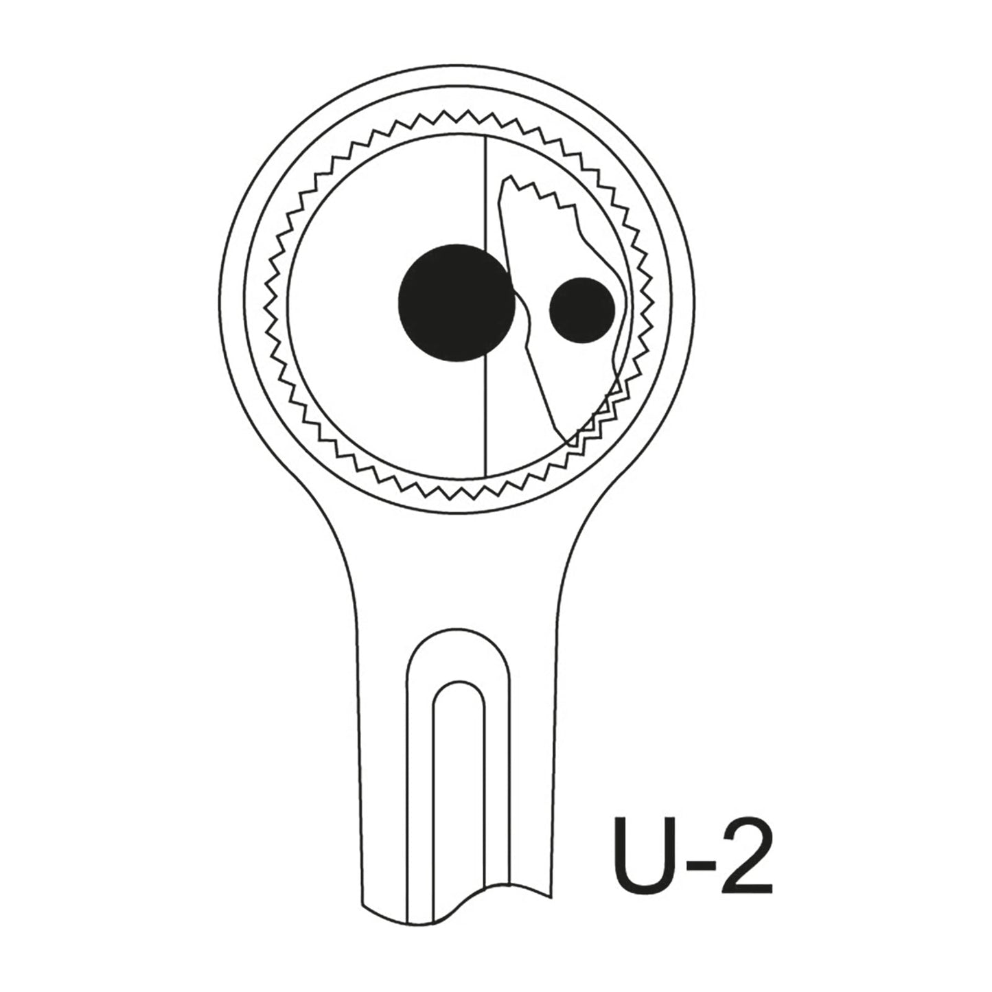 GEDORE 3293 U - 2 - Carraca de 3/4", U - 2 (6278600) - Ferrotecnia