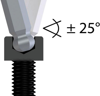 GEDORE 42 DKEL 5 - Llave Allen XL Doble Bola 5mm (2797127) - Ferrotecnia