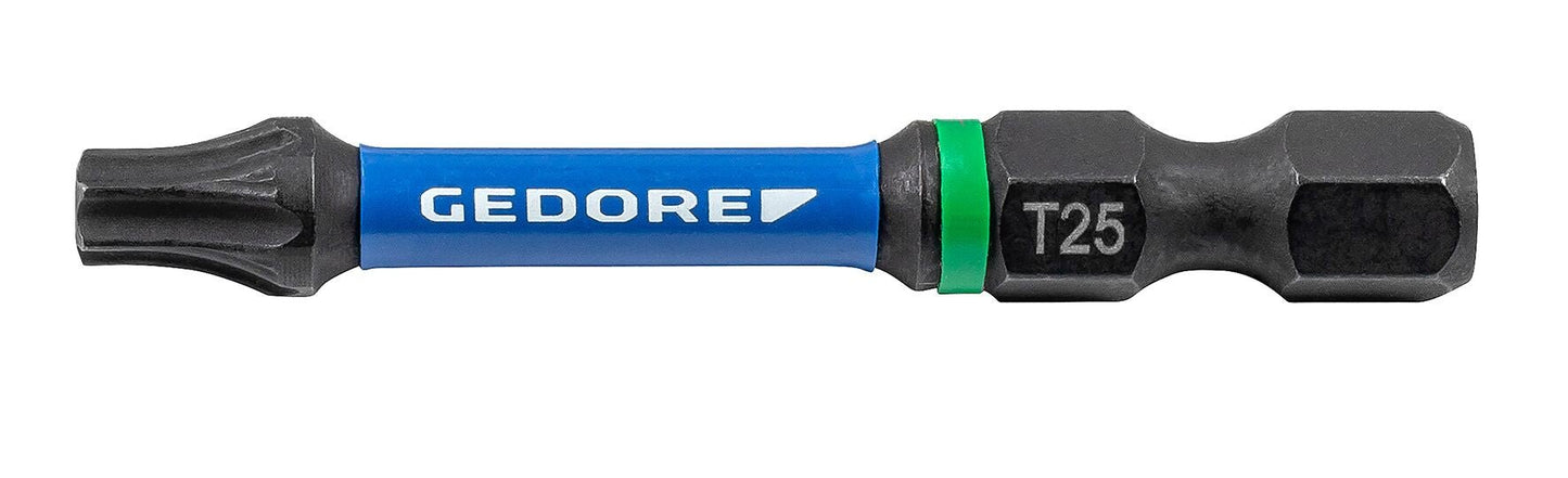 GEDORE 666 TR - Puntas de torsión de 1/4" en diversos perfiles y longitudes, 2 piezas - Ferrotecnia