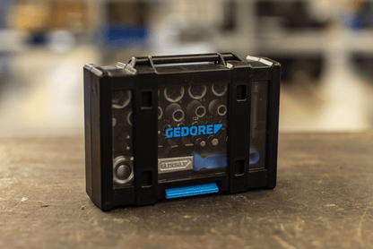 GEDORE 666 - U - 20 - Juego vasos, puntas y carraca de 1/4", 35 piezas - Ferrotecnia