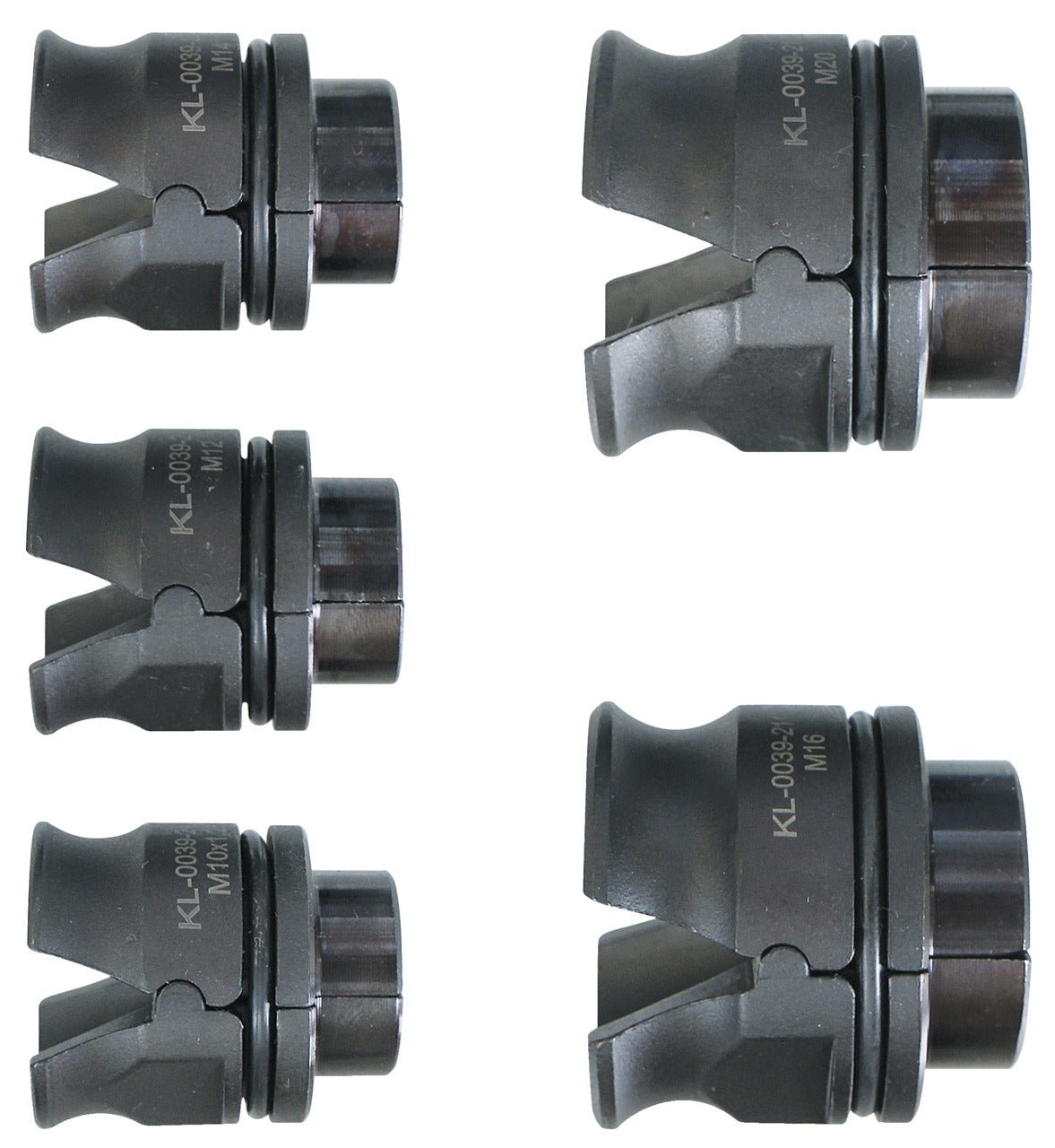 GEDORE Automotive KL - 0039 - 23 - Juego de tuercas de apriete rápido, 5 pzs. - Ferrotecnia