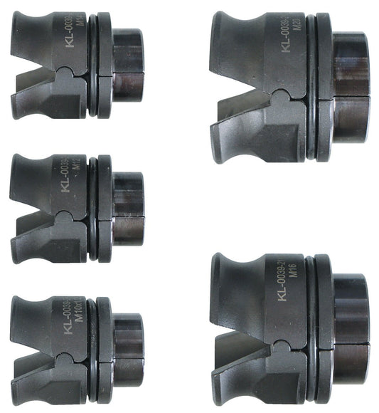 GEDORE Automotive KL - 0039 - 23 - Juego de tuercas de apriete rápido, 5 pzs. - Ferrotecnia