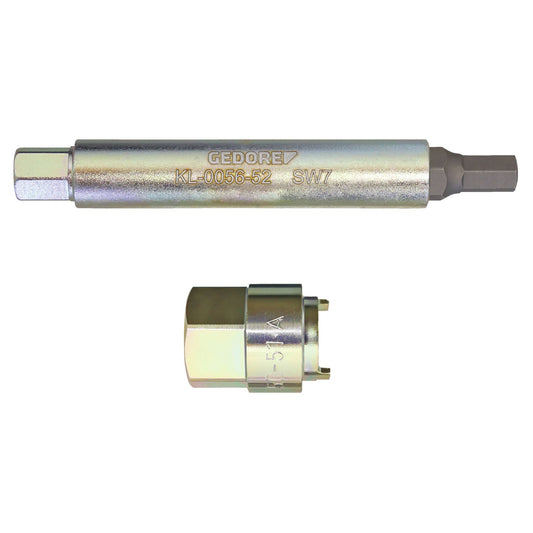GEDORE Automotive KL - 0050 - 510 A - Kit de herramientas para vástago de pistón de amortiguador, Mercedes - Ferrotecnia