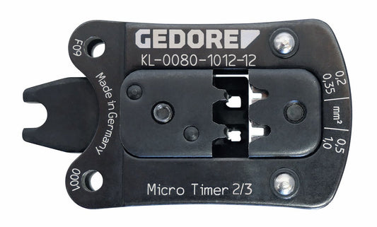 GEDORE Automotive KL - 0080 - 1012 - 12 - Accesorio de pinza de crimpado MicroTimer 2/3 - Ferrotecnia