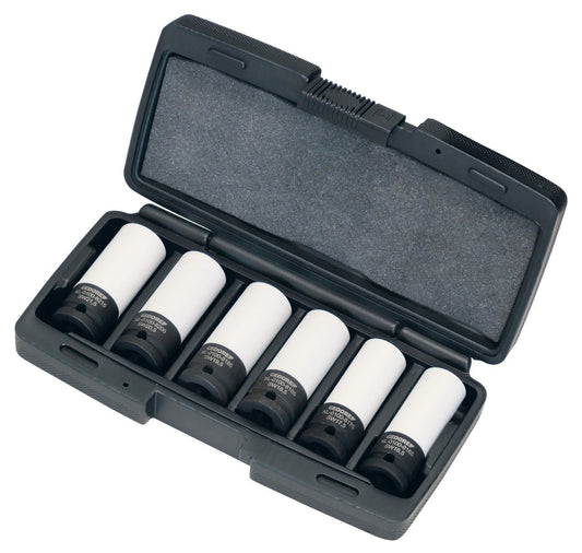 GEDORE Automotive KL - 0100 - 81 K - Kit de destornillador eléctrico, medias tallas, 1/2", 6 piezas - Ferrotecnia