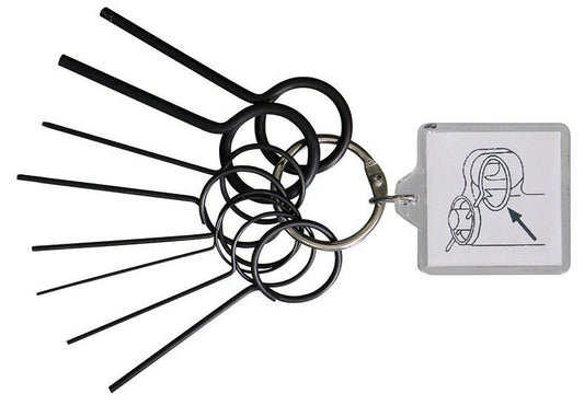 GEDORE Automotive KL - 0180 - 30 B - Juego de pasadores de bloqueo 0,8 mm - 2,6 mm - Ferrotecnia