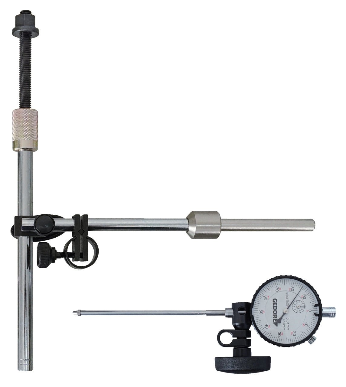 GEDORE Automotive KL - 0500 - 606 - Soporte de medición con indicador de cuadrante - Ferrotecnia