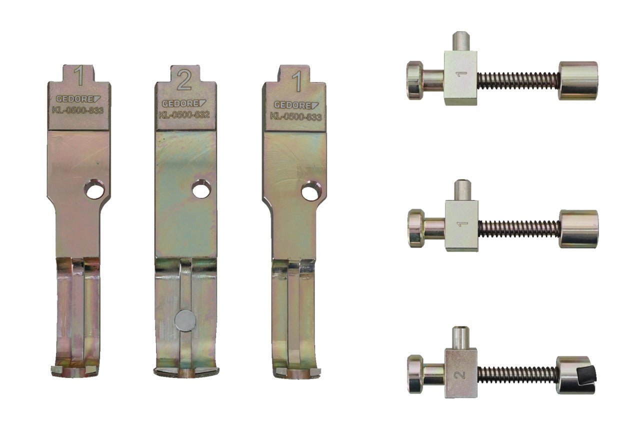 GEDORE Automotive KL - 0500 - 831 - Juego de ganchos con pieza de sujeción - Ferrotecnia