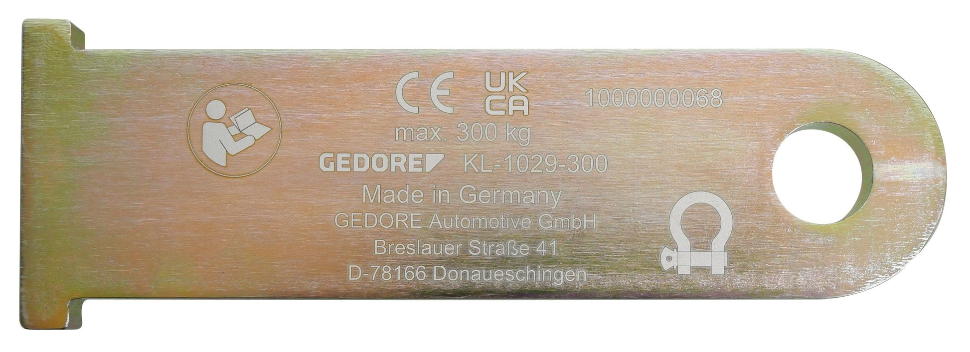 GEDORE Automotive KL - 1029 - 3002 - Placa de grabación - Ferrotecnia