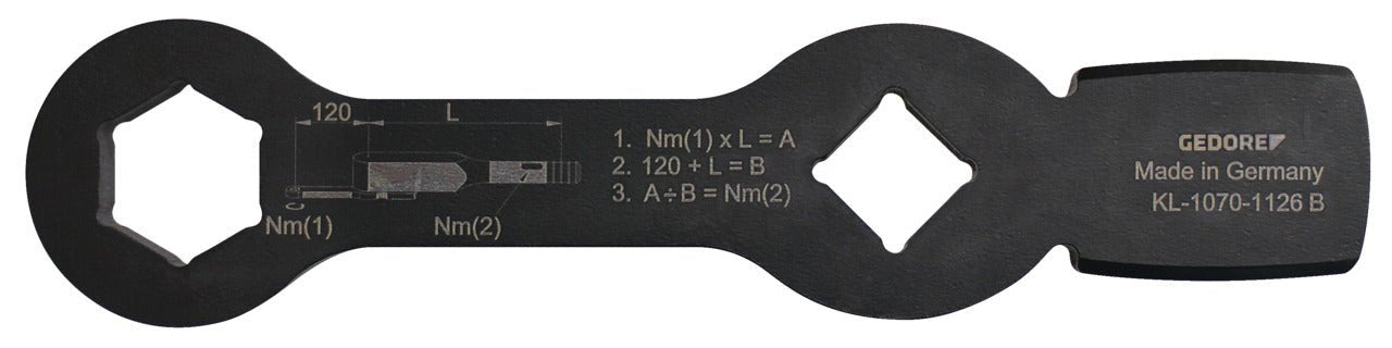 GEDORE Automotive KL - 1070 - 1126 B - Llave hexagonal de impacto SW26 - Ferrotecnia