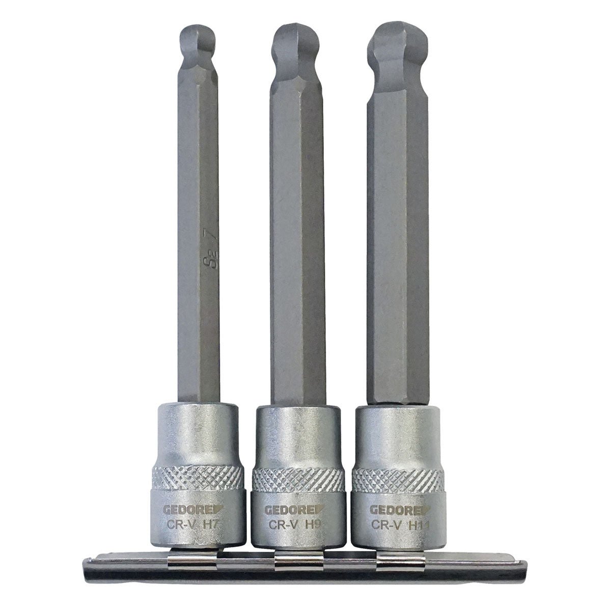 GEDORE Automotive KL - 4021 - 310 - Juego de puntas de destornillador 3/8" con cabeza esférica - Ferrotecnia