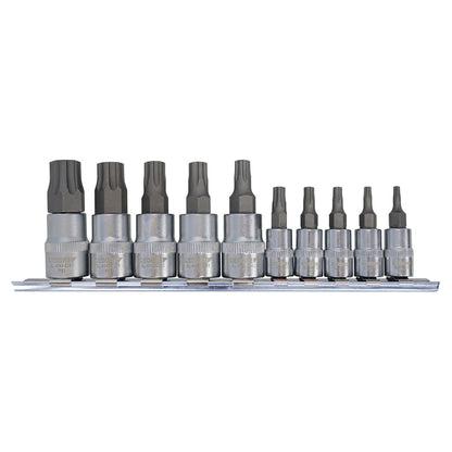 GEDORE Automotive KL - 4043 - 100 - Juego de puntas de destornillador, 1/4" + 3/8", IP TX - Plus, 10 piezas - Ferrotecnia