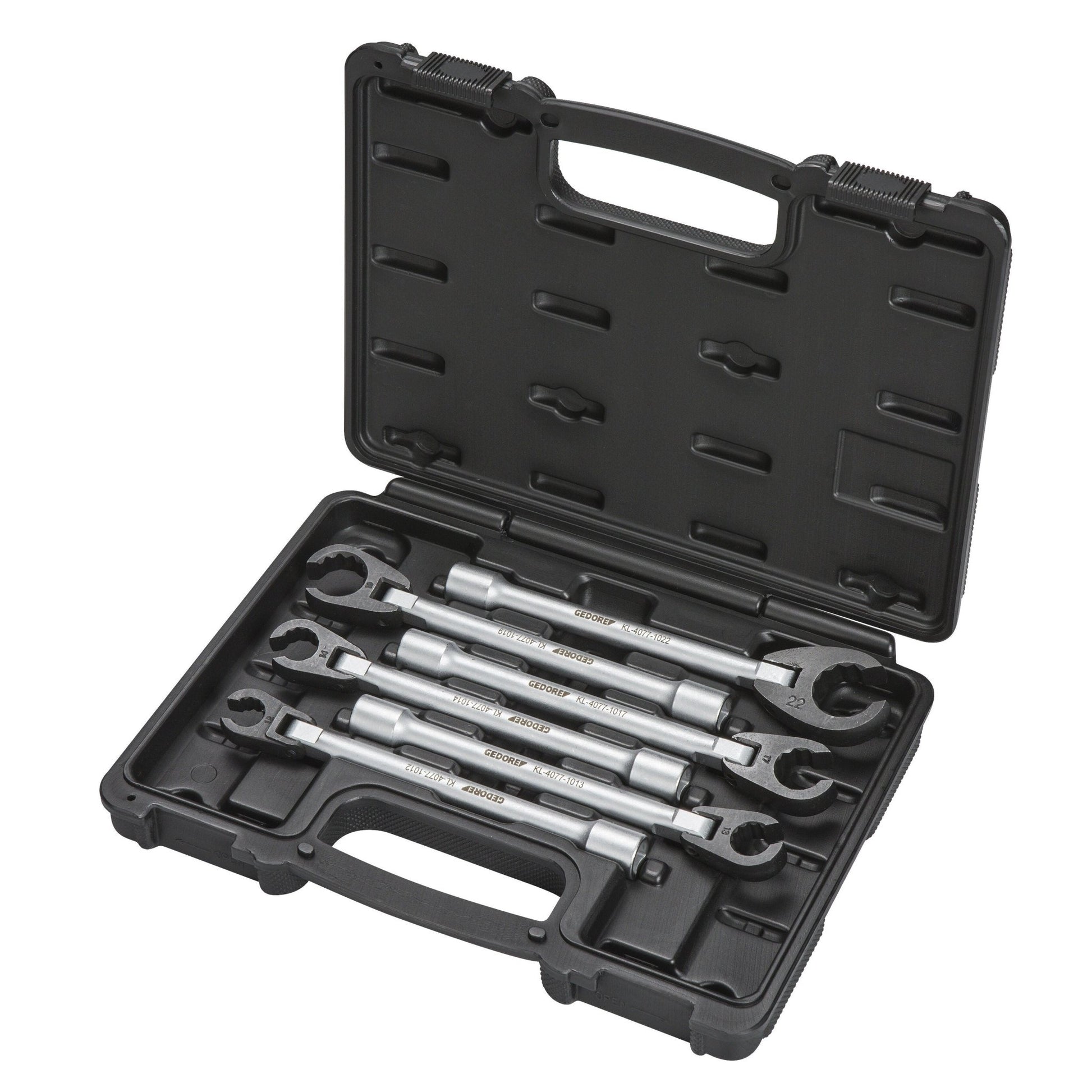 GEDORE Automotive KL - 4077 - 10 K - Juego de llaves abiertas para racores - Ferrotecnia