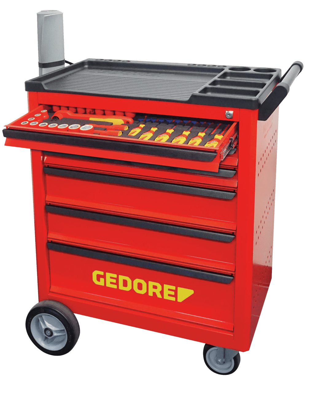 GEDORE Automotive KL - 4600 - 200 - Carro de Herramientas con surtido de herramientas aisladas VDE - Ferrotecnia