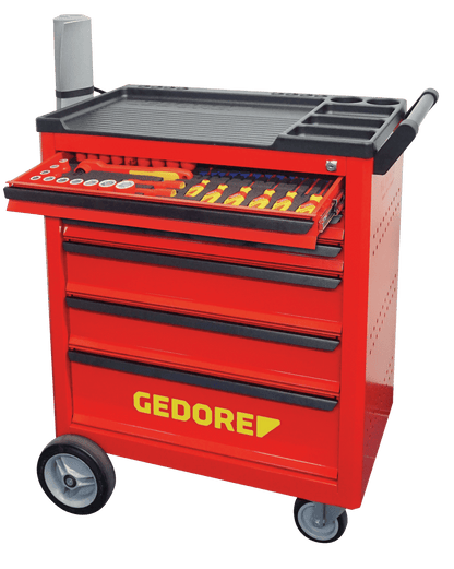 GEDORE Automotive KL - 4600 - 200 - Carro de Herramientas con surtido de herramientas aisladas VDE - Ferrotecnia