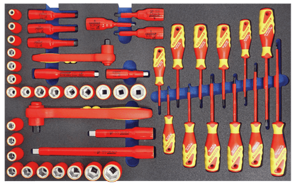 GEDORE Automotive KL - 4600 - 200 - Carro de Herramientas con surtido de herramientas aisladas VDE - Ferrotecnia