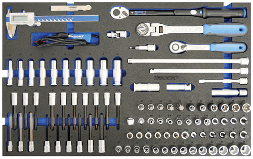 GEDORE Automotive KL - 4998 - 400 - Carro con surtido de 460 herramientas para taller de automoción - Ferrotecnia