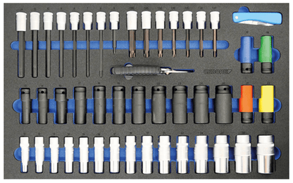GEDORE Automotive KL - 4998 - 400 - Carro con surtido de 460 herramientas para taller de automoción - Ferrotecnia