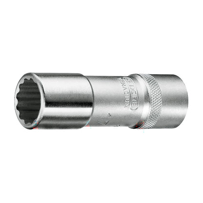 GEDORE D 19 L - Vasos de 1/2", modelo largo, perfil UnitDrive para tornillos hexagonales - Ferrotecnia
