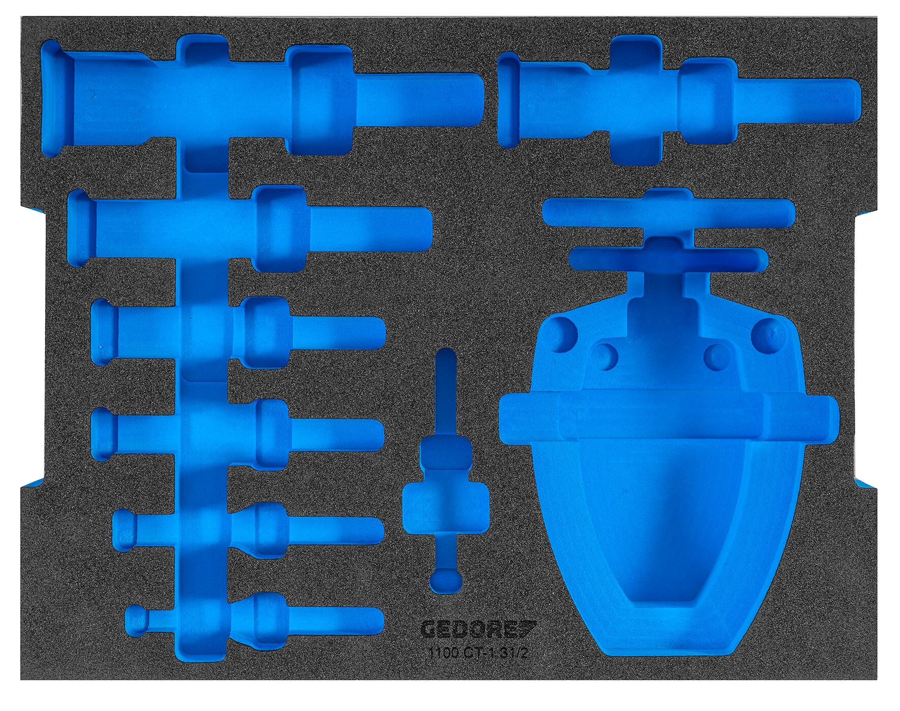 GEDORE EI - 1100 CT - 1.31/2 - Comprobar módulo de herramientas vacío - Ferrotecnia