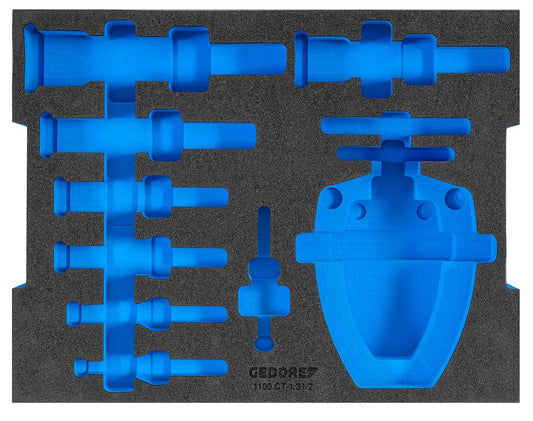 GEDORE EI - 1100 CT - 1.31/2 - Comprobar módulo de herramientas vacío - Ferrotecnia