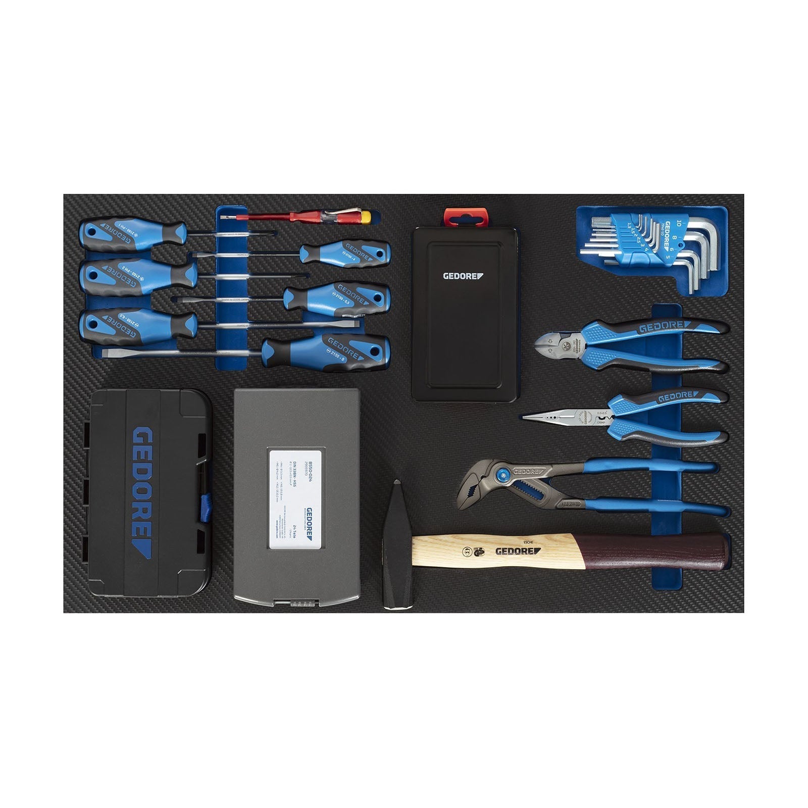 GEDORE GTT B - S - 177 - Carro + surtido 177 htas - Ferrotecnia